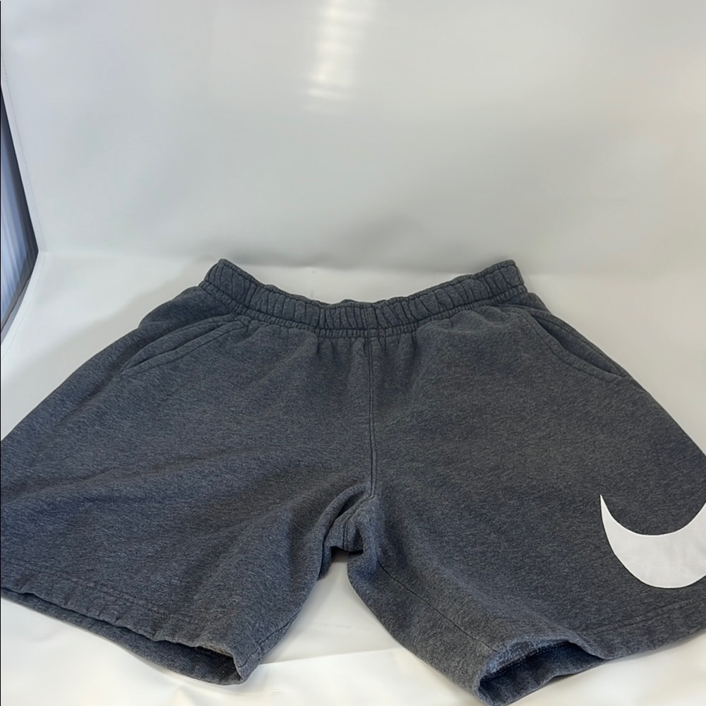 Nike Men’s Charcoal Gray Sweat Shorts